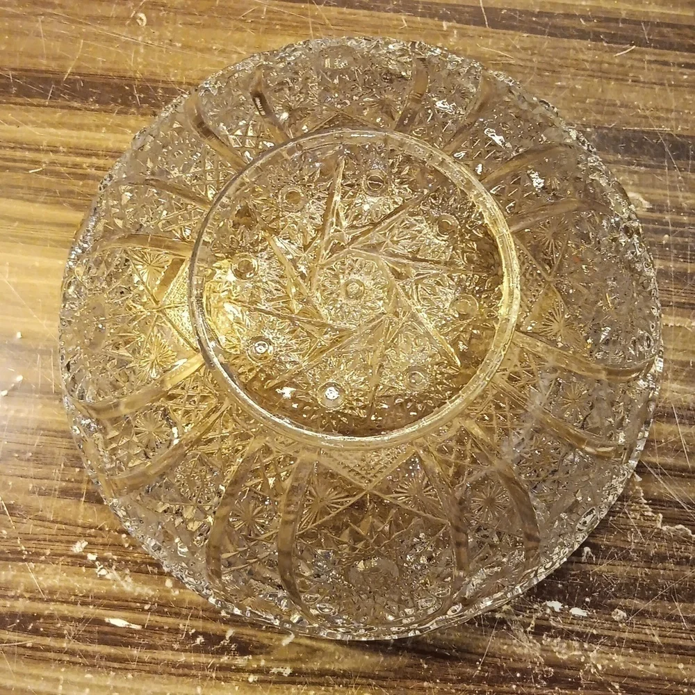 Vintage 1950s Imperial Glass Co serving bowl